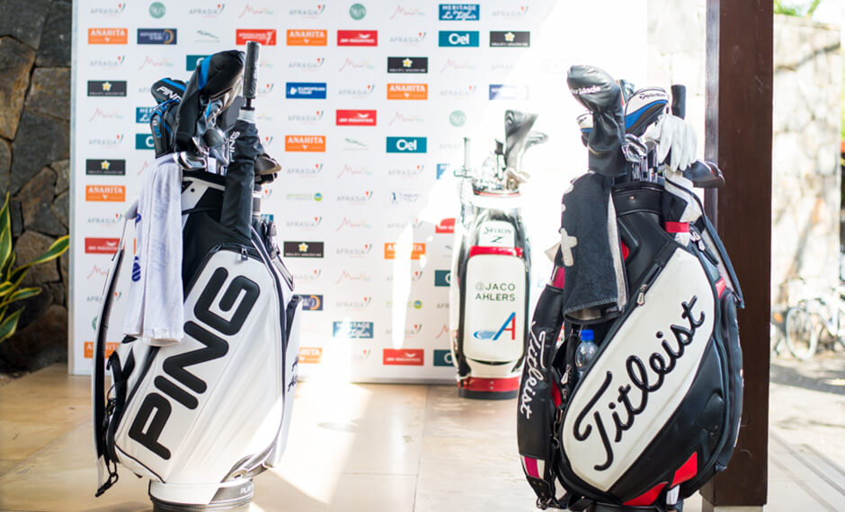 AfrAsia Bank Mauritius Open - Golf Bags and Sponsors