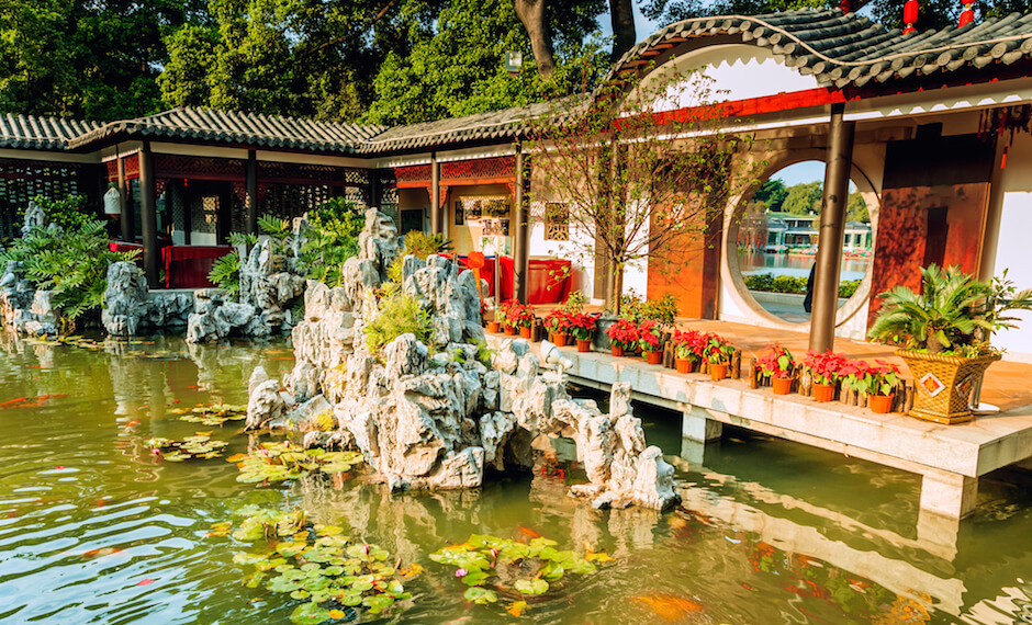 Experience the traditional Pavillion Gardens in Guangzhou with new flights to China