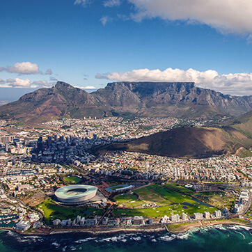 Air Mauritius flight to Cape Town