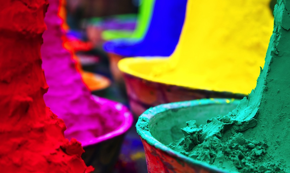 Holi colours