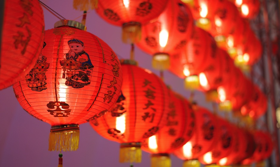 chinese lanterns - chinatown