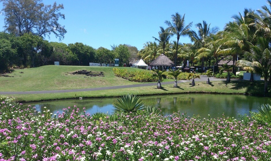 Legends 1st tee - golf in mauritius