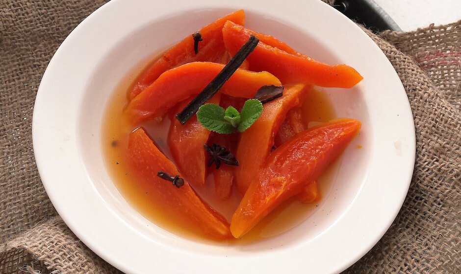 Papaya Compote recipe