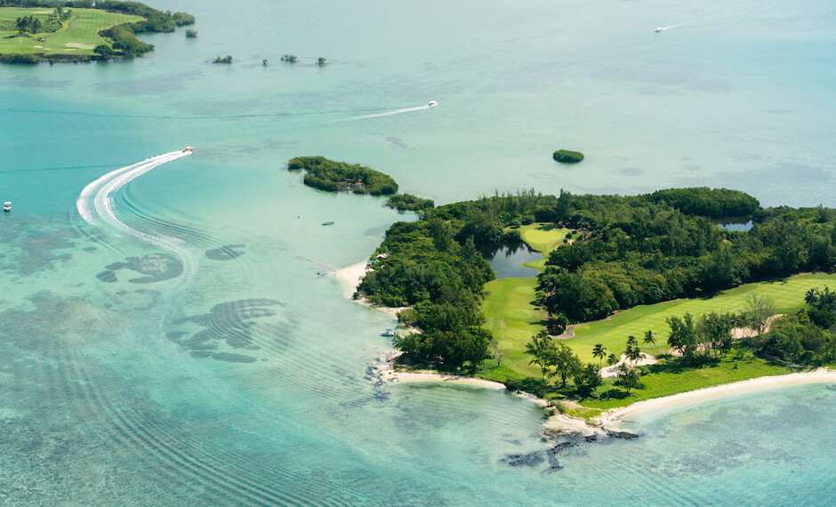 Golf is one of the many activities available in Mauritius